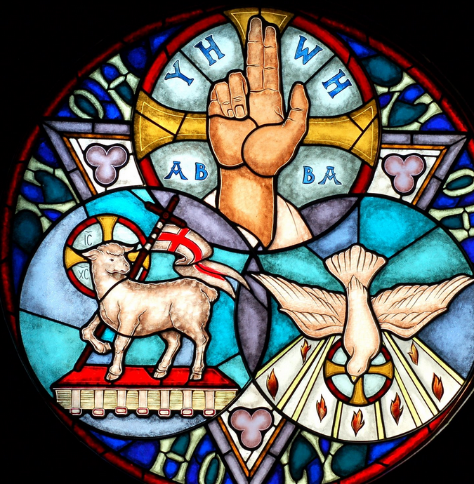 Trinität mit Lamm